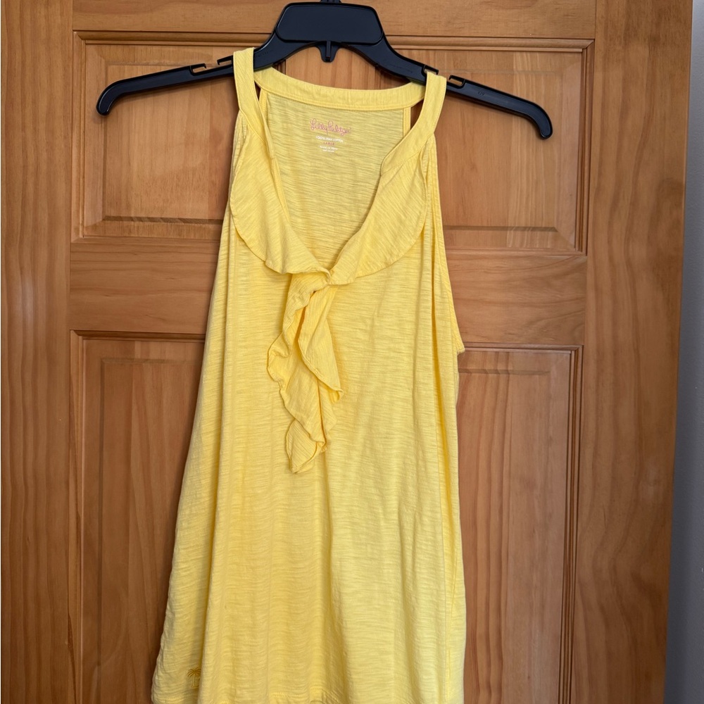 EUC Lilly Pulitzer Yellow Sleeveless Top